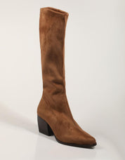 Miss Elastic 77697 boots in leather color