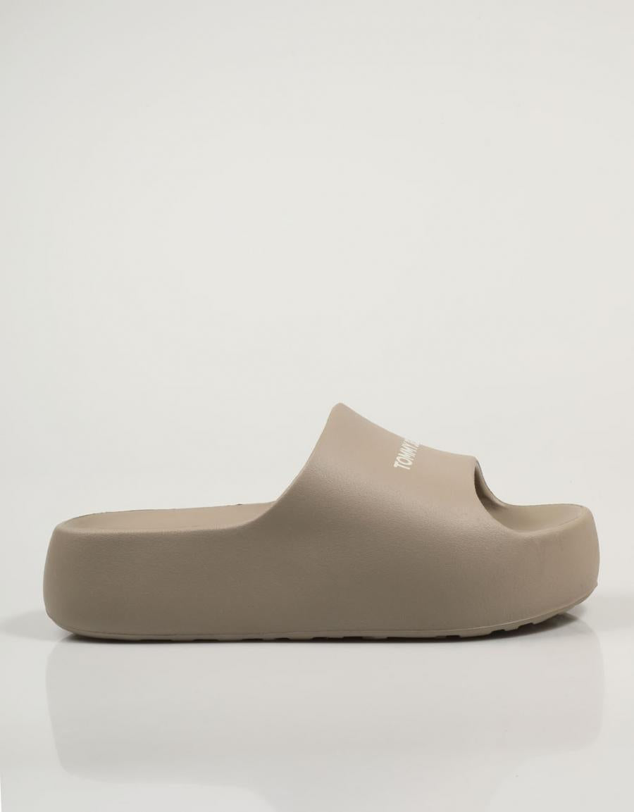 Tommy Hilfiger Chunky Flat Chanclas em cinza