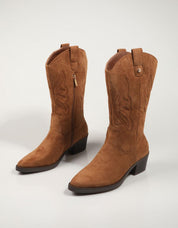 XTI boots 143393 in leather color