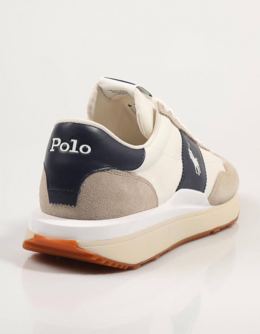 Polen Ralph Lauren Train 89 sapatos em branco