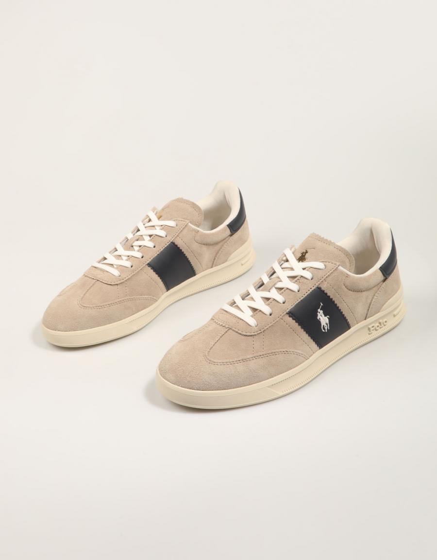 ZAPATILLAS POLO RALPH LAUREN HERITAGE AERO en color Beige