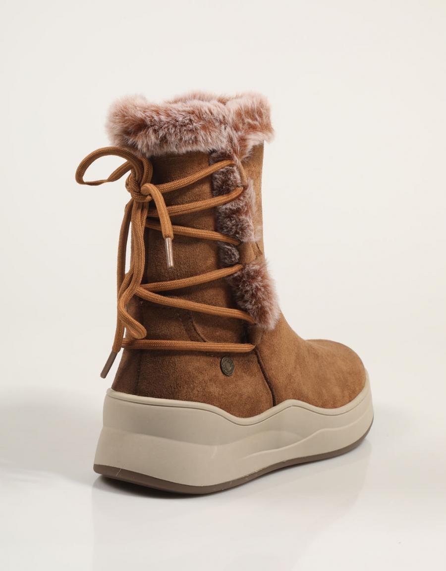 Atualizar 172117 botas de tornozelo na cor de couro
