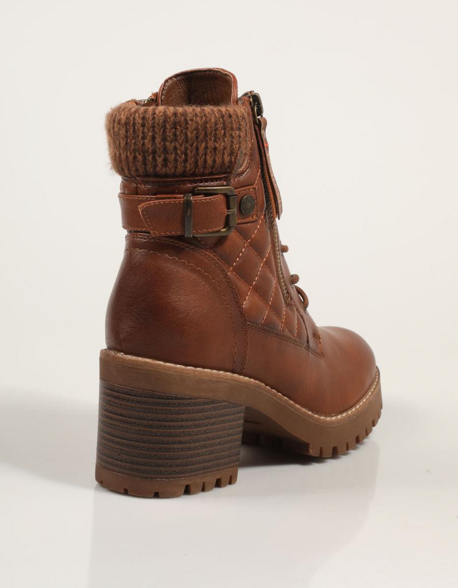 Atualizar 172310 botas de tornozelo na cor de couro