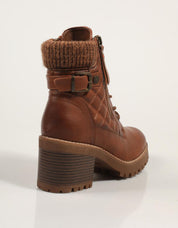 Atualizar 172310 botas de tornozelo na cor de couro