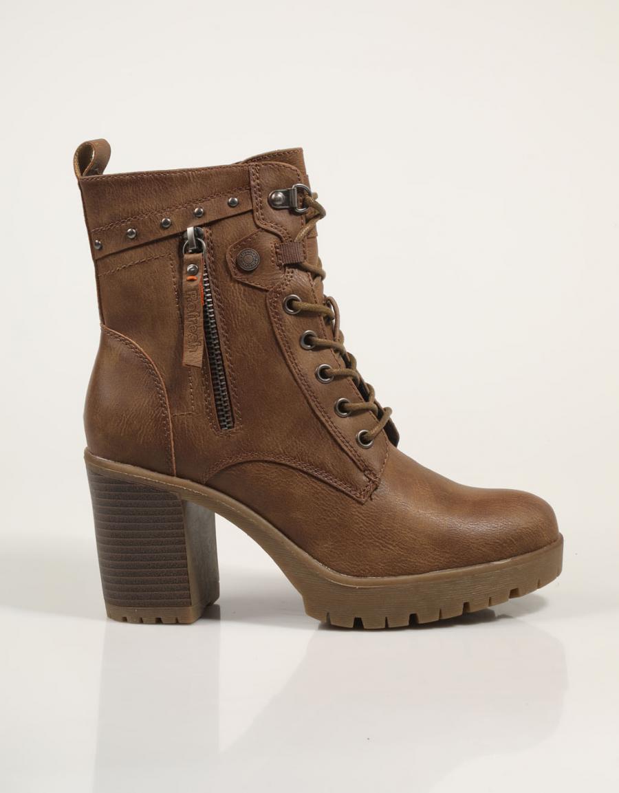 Atualizar 172370 botas de tornozelo na cor de couro