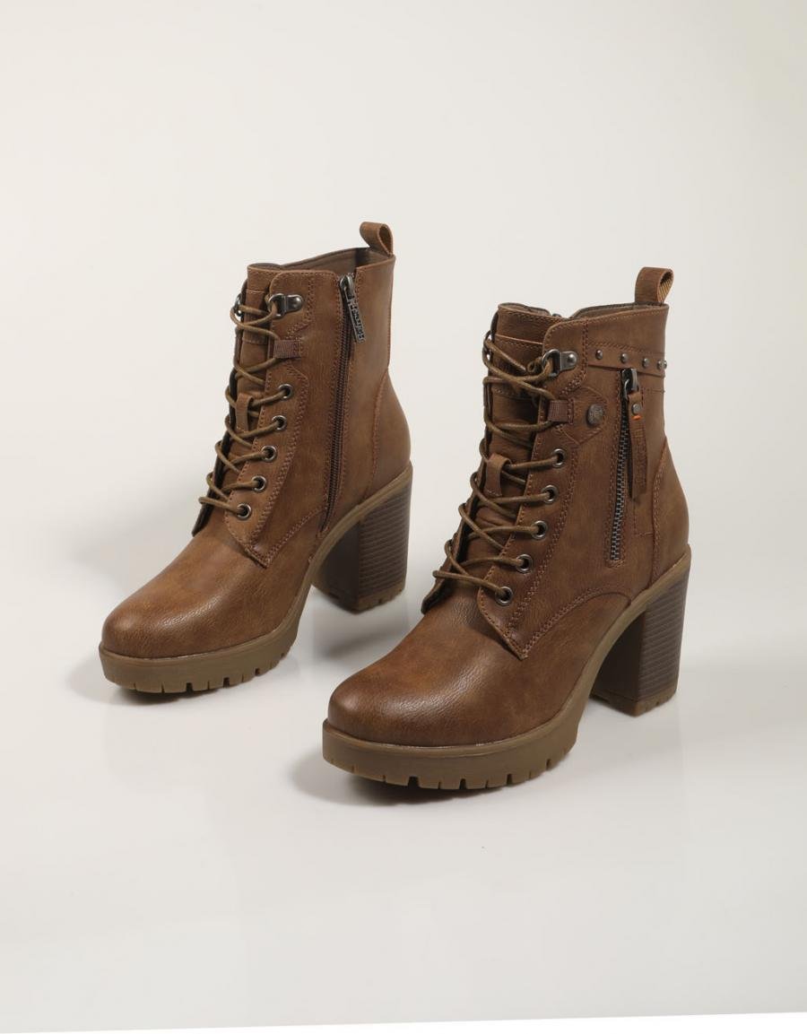 Atualizar 172370 botas de tornozelo na cor de couro