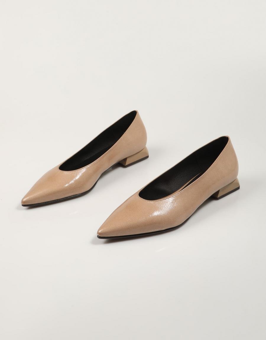 ZAPATOS VESTIR REBECCA HOPE 2485 en color Beige