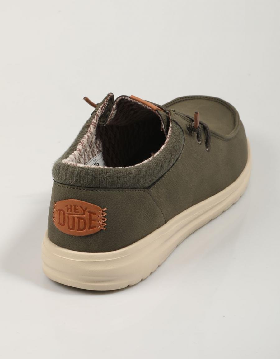 Sport Dude Paul Classic Schuhe in Kaki Farbe