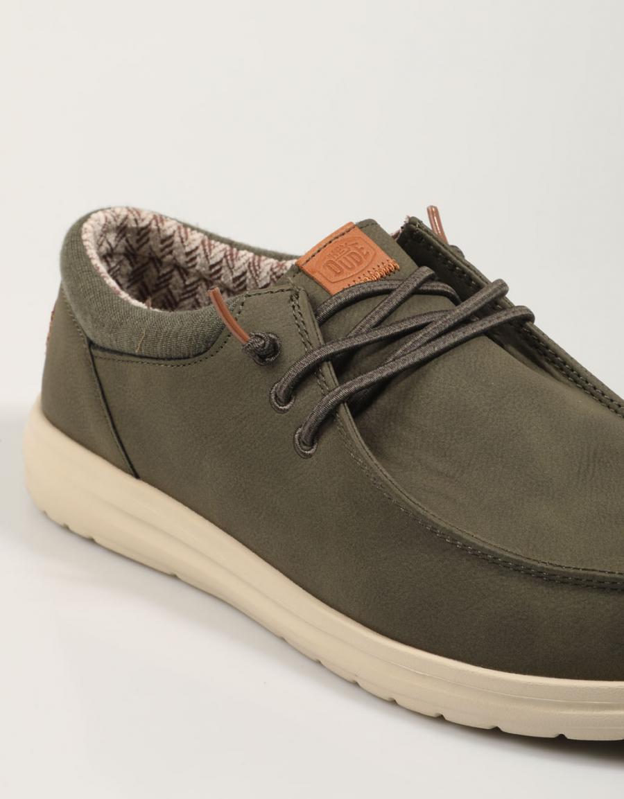 Sport Dude Paul Classic Schuhe in Kaki Farbe