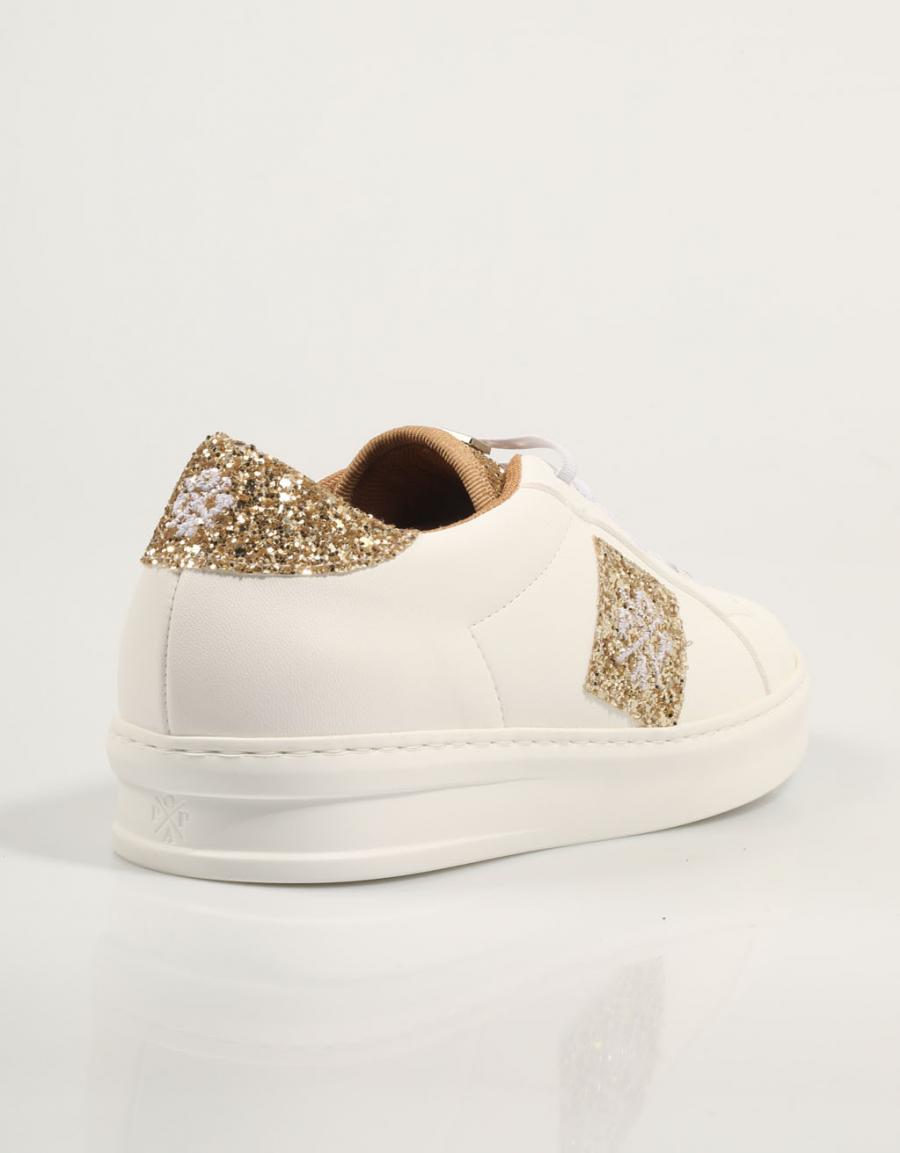 ZAPATILLAS POPA MACERA GLITTER en color Blanco