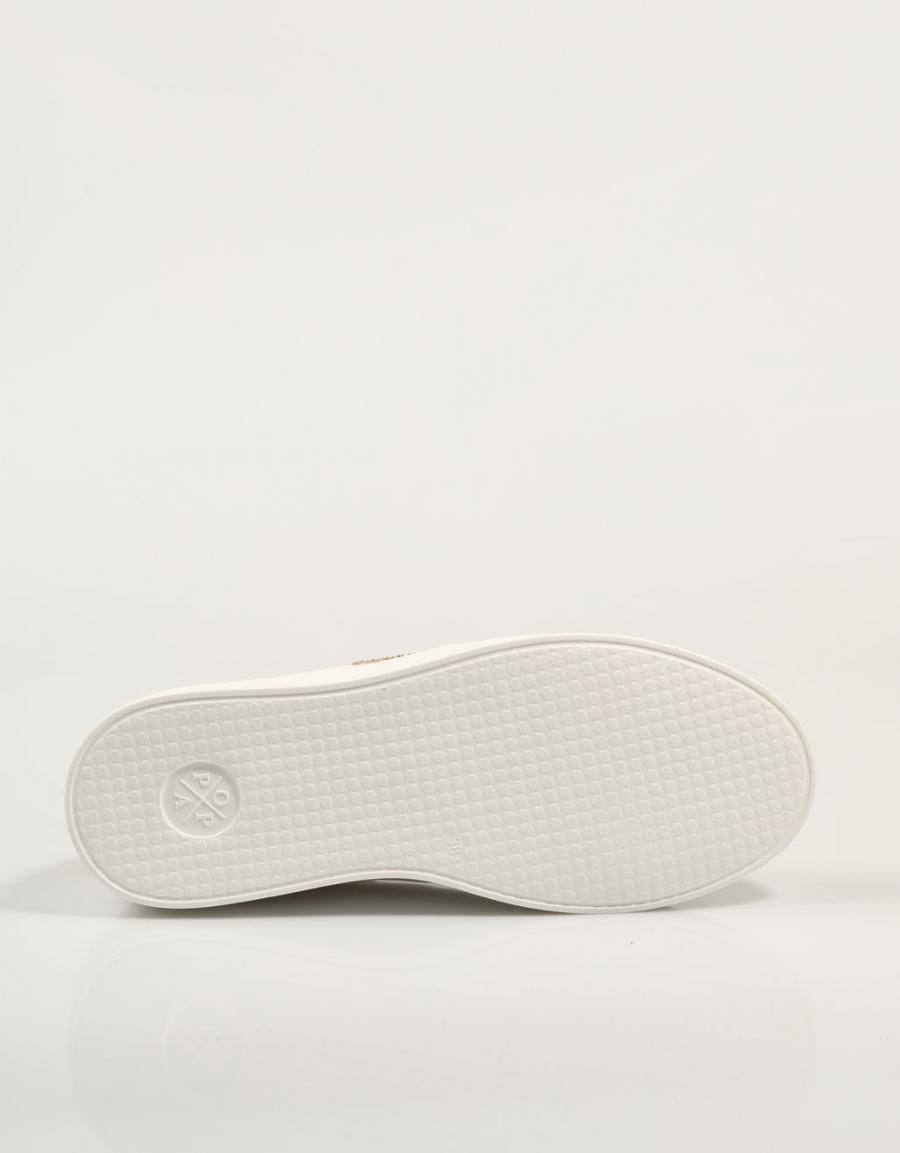 ZAPATILLAS POPA MACERA GLITTER en color Blanco