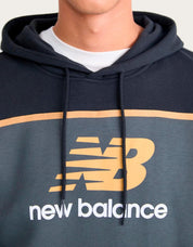 Sweatshirt NEW BALANCE mt43524 in black color
