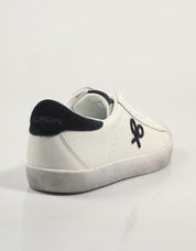 Silbon Shoes Snenel Tennis Logo en blanc