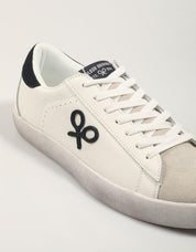 Silbon Shoes Snenel Tennis Logo en blanc