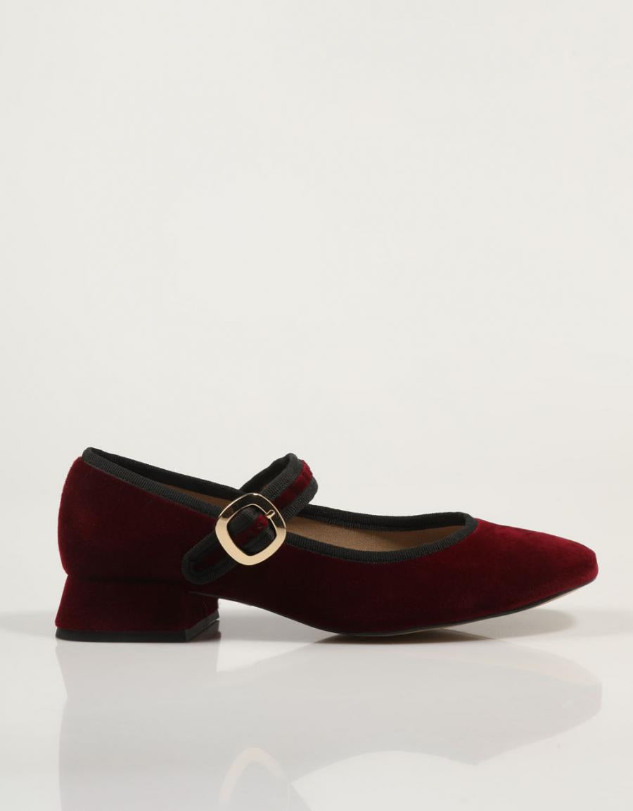 Violet VSE Ska VSE em sapatos coloridos da Borgonha