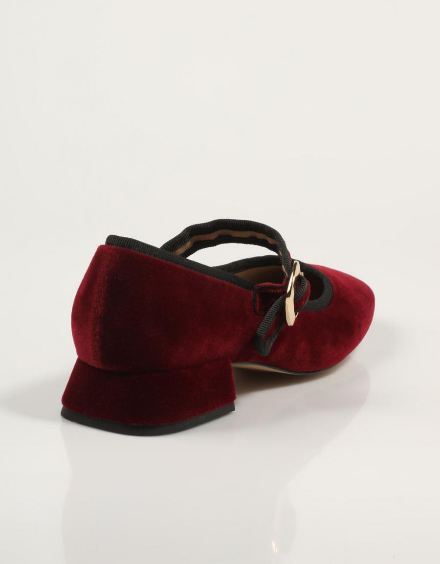 Violet VSE Ska VSE em sapatos coloridos da Borgonha