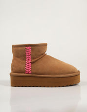 Farben von Kalifornien Ywpla 10 Knöchelstiefel in Beige