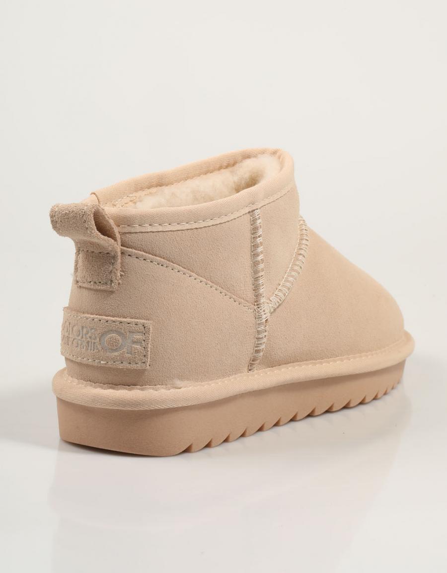 Farben von Kalifornien YW078 Knöchelstiefel in Beige