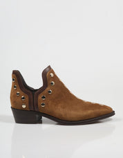 Alpe 2551 11 botas de tornozelo na cor de couro