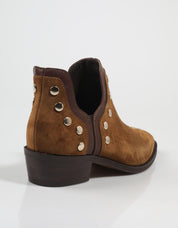 Alpe 2551 11 botas de tornozelo na cor de couro