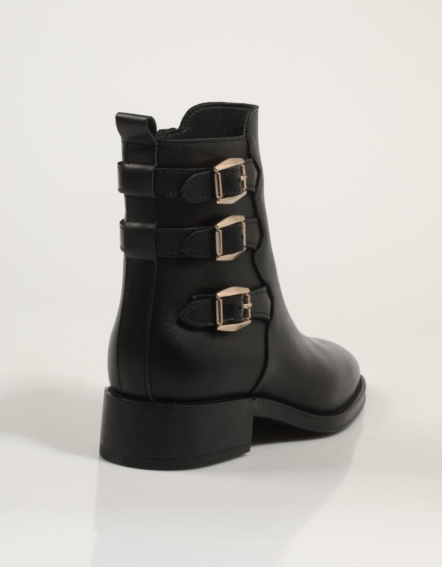 Alpe 5186 17 botas de tornozelo em preto