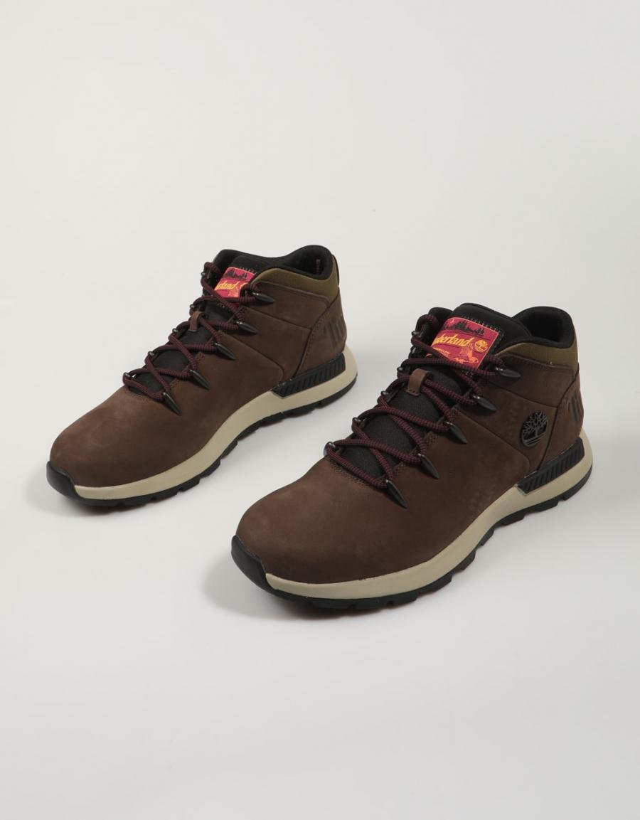 Botine Timberland Sprint Trekker Mid Lace Up en Color Marron