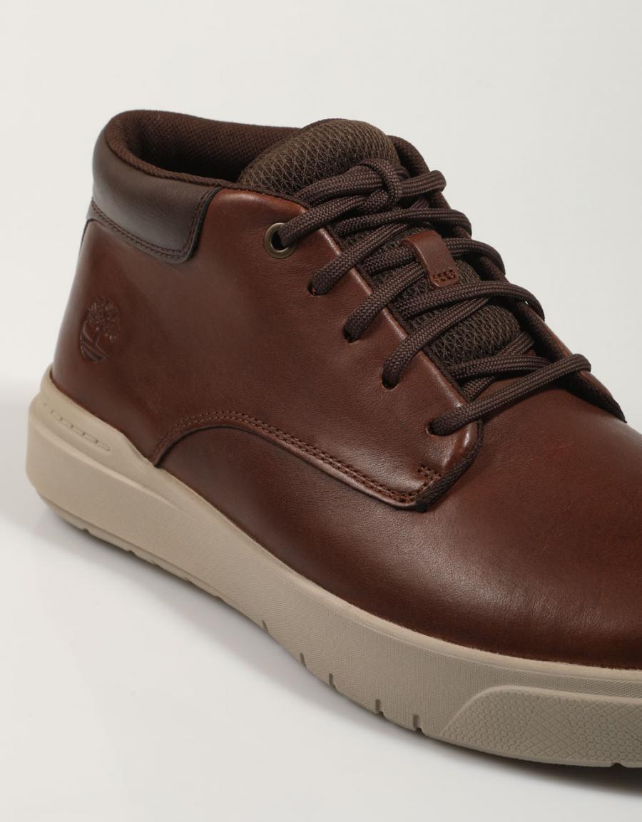Botines Timberland Seneca Bay Mid Lace Up en Color Marron