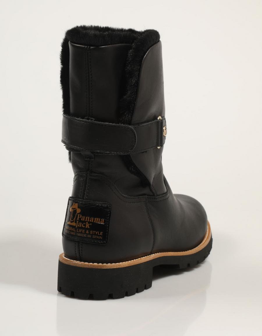 Panamá Jack Felia Trav B3 botas de preto