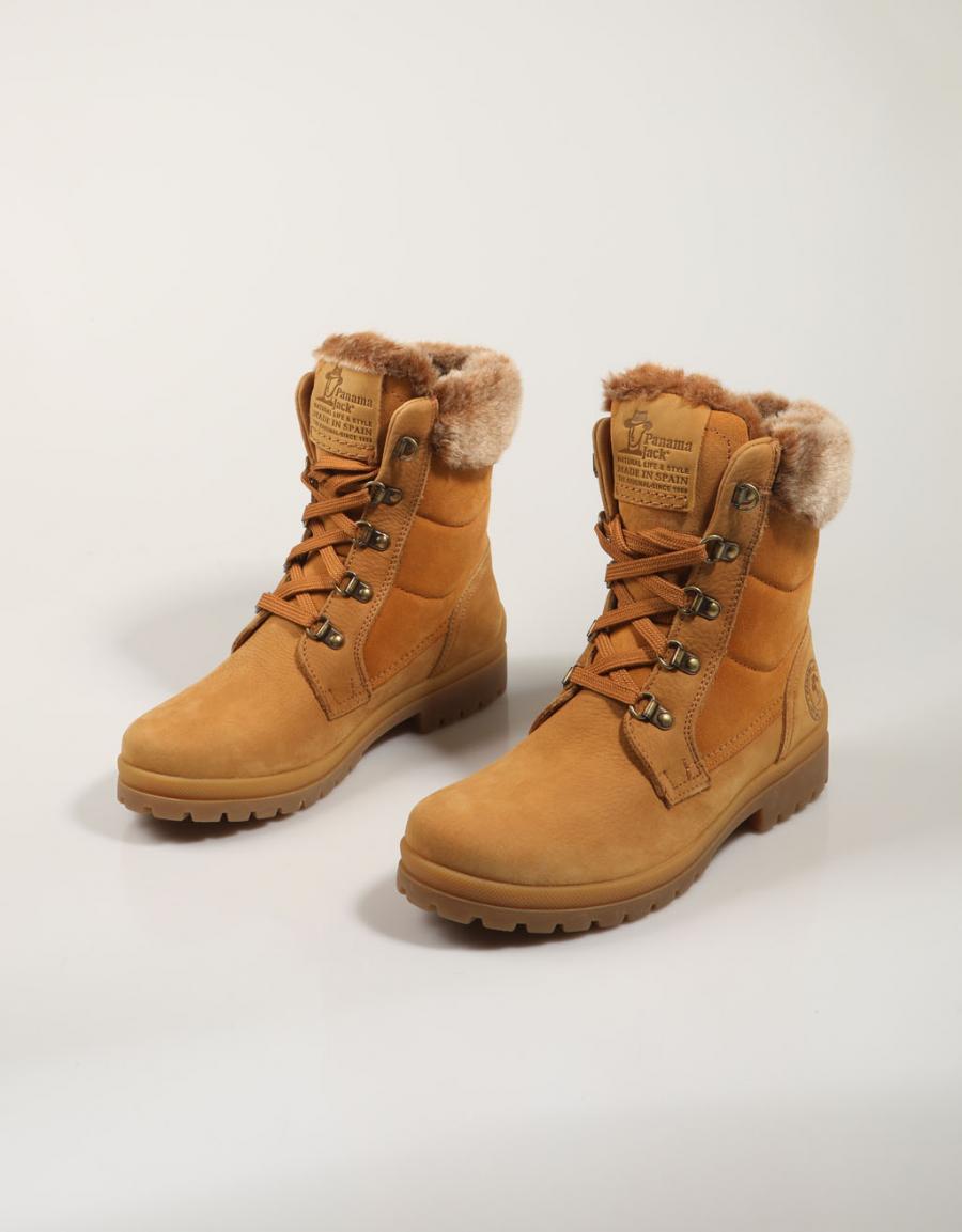 Panama Jack Tuscani B33 booties in yellow