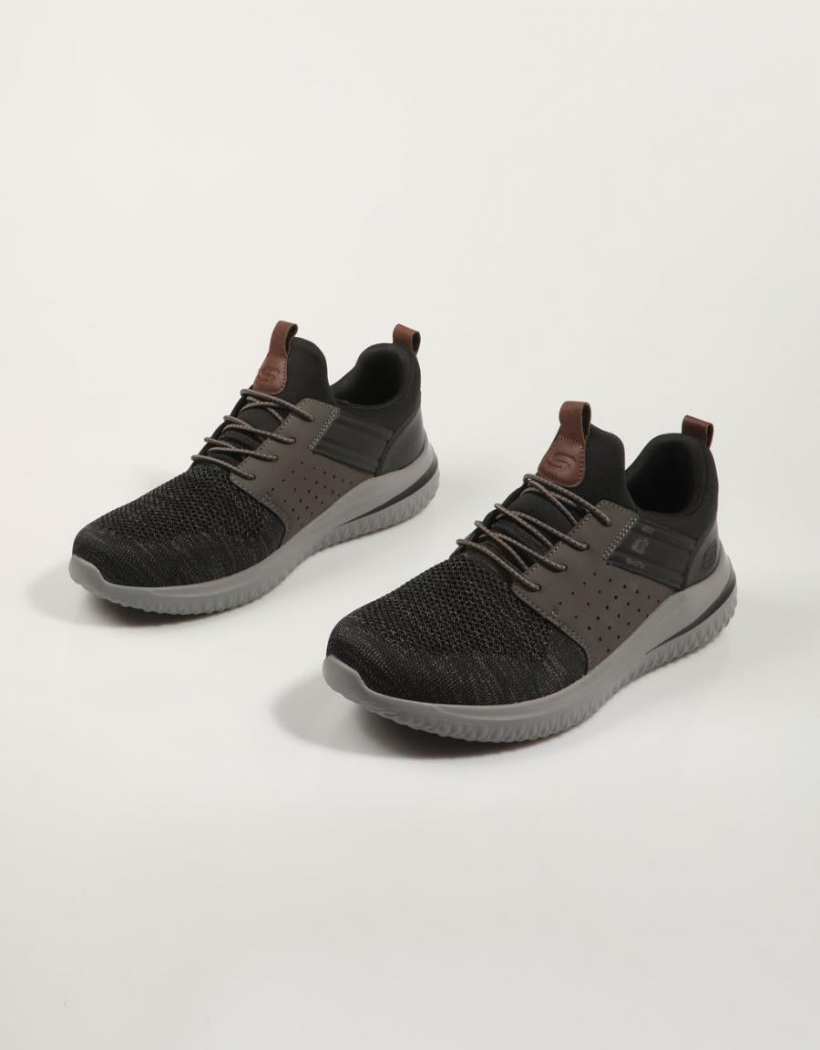 ZAPATOS SPORT SKECHERS DELSON 3 0 CICADA en color Negro