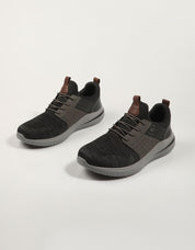 ZAPATOS SPORT SKECHERS DELSON 3 0 CICADA en color Negro