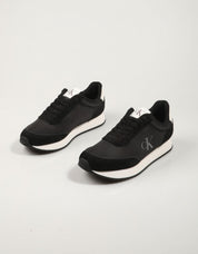 Zapatillas Calvin Klein Runner Lace Up Low Mg Mix en Color Negro