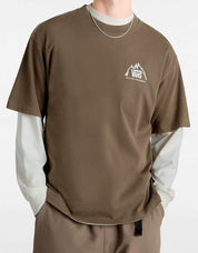 T -shirt VANS mte crestline ss tee em cor kaki