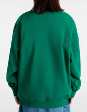 Sweatshirt VANS Original Standards Varsity Loose in Green Color
