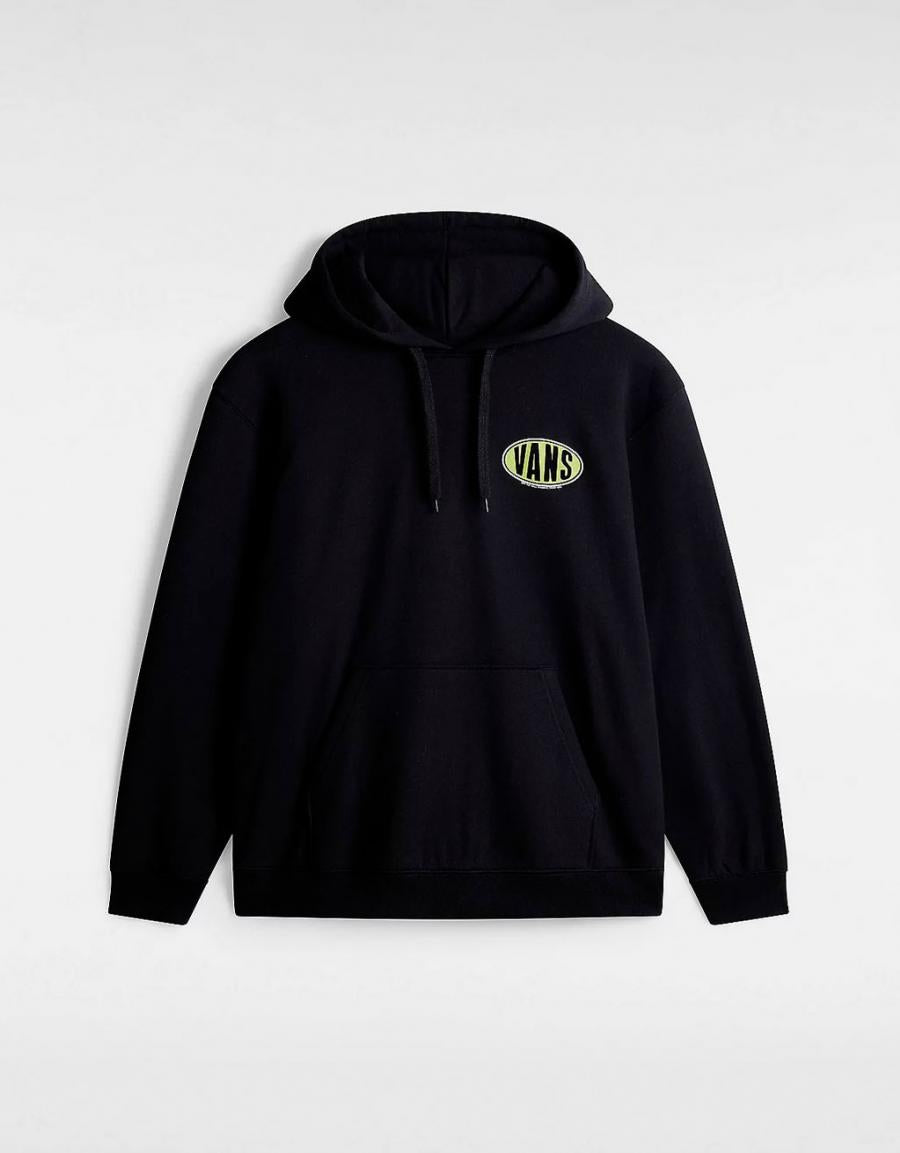 Sweatshirt VANS spray on loos po in black