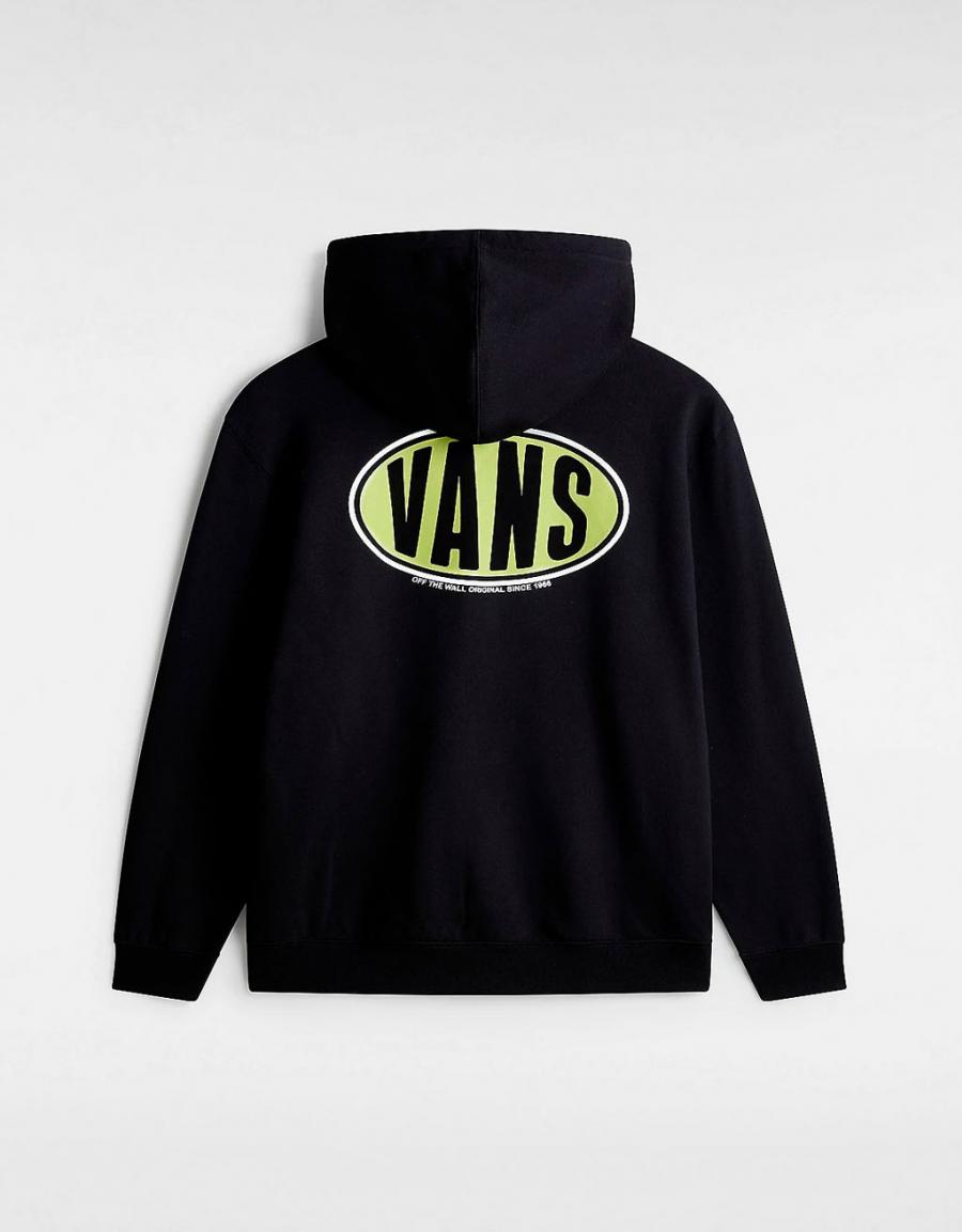 Sweatshirt VANS spray on loos po in black