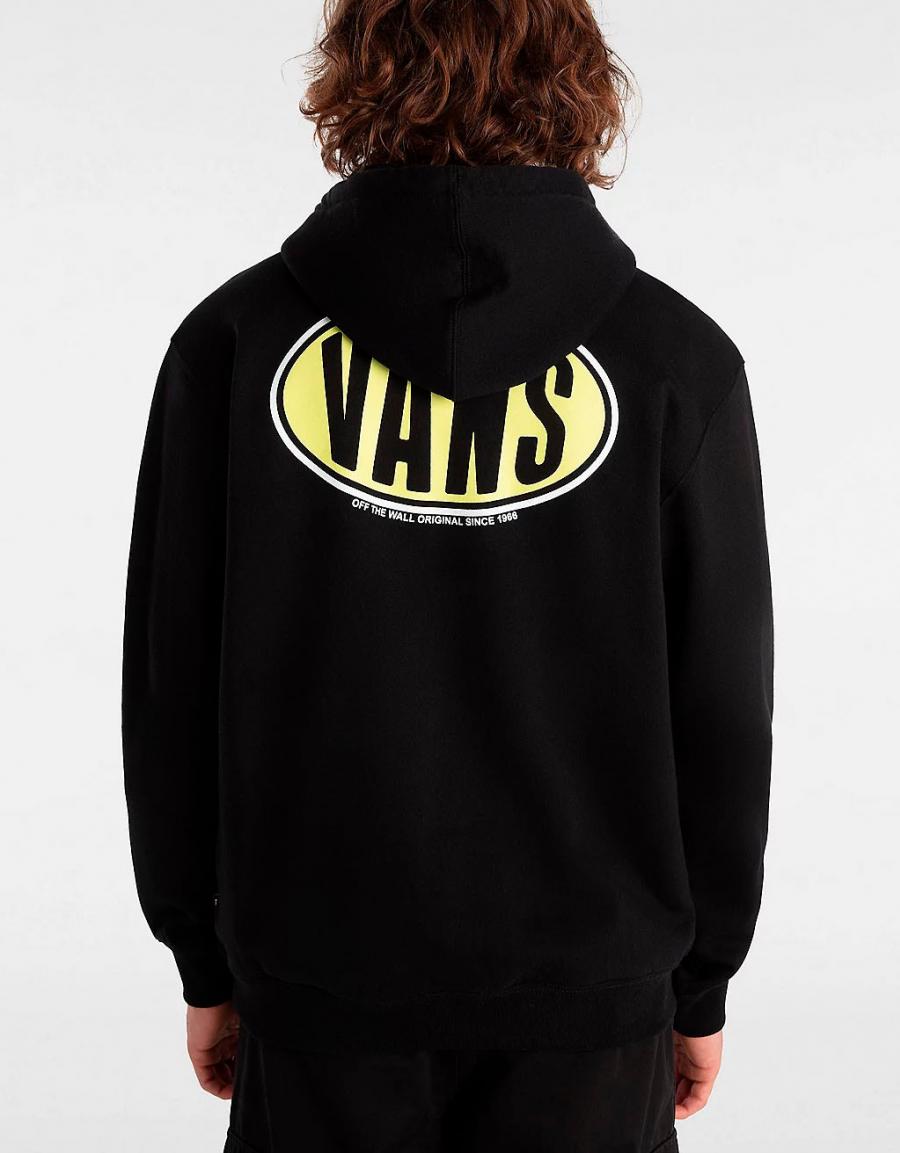 Sweatshirt VANS spray on loos po in black