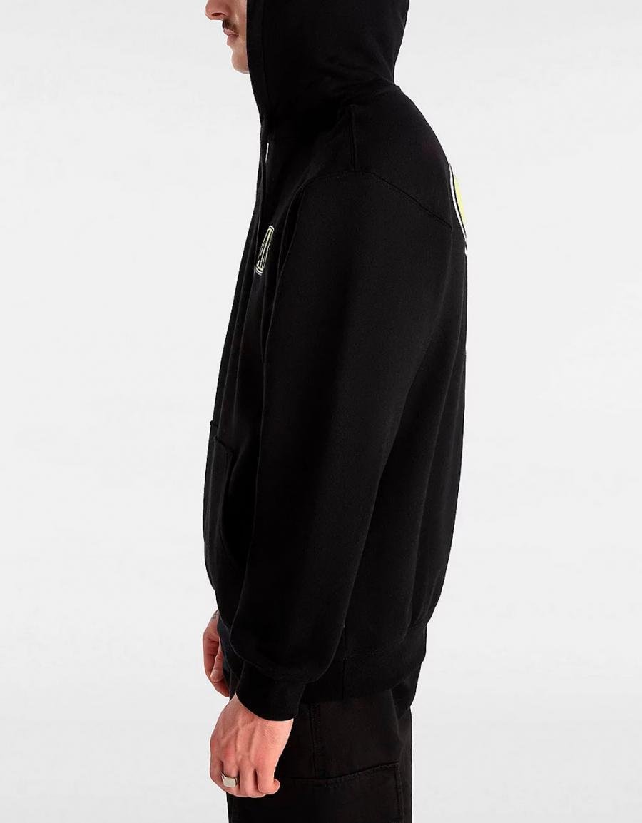 Sweatshirt VANS spray on loos po in black