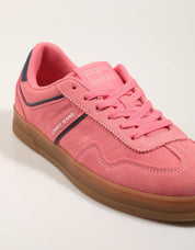 Tommy Hilfiger le sneaker in pelle scamosciata di Greenwich in rosa