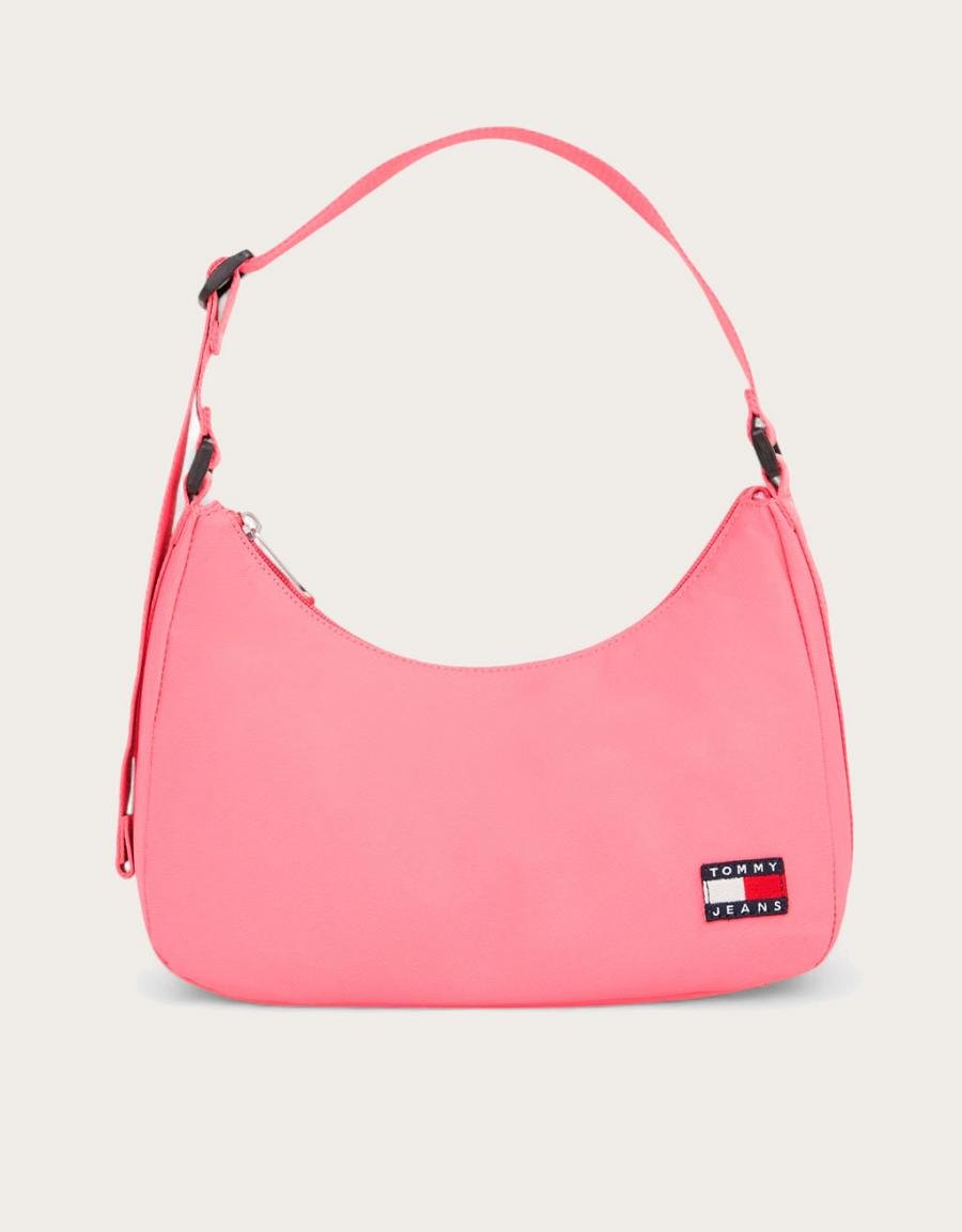 Bolso tommy hilfiger tjw ess diariamente bolsa de ombro diário em cor rosa