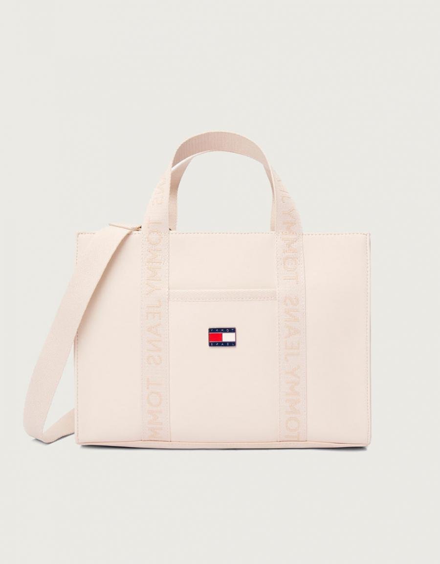 Bolso Tommy Hilfiger TJW Daily Elevated Mini tote en Color Beige