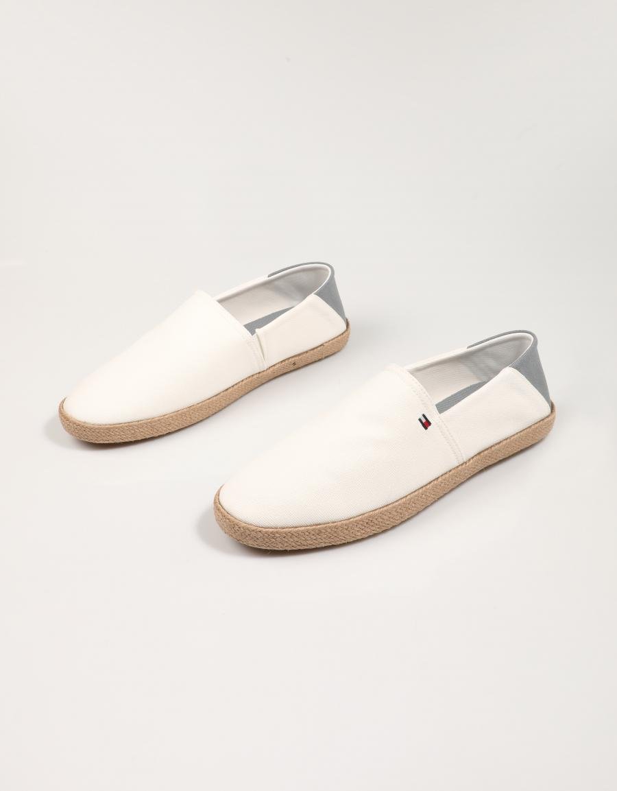 ESPARDEÑAS TOMMY HILFIGER JOE HILFIGER ESPADRILLE CORE TEX en color Blanco