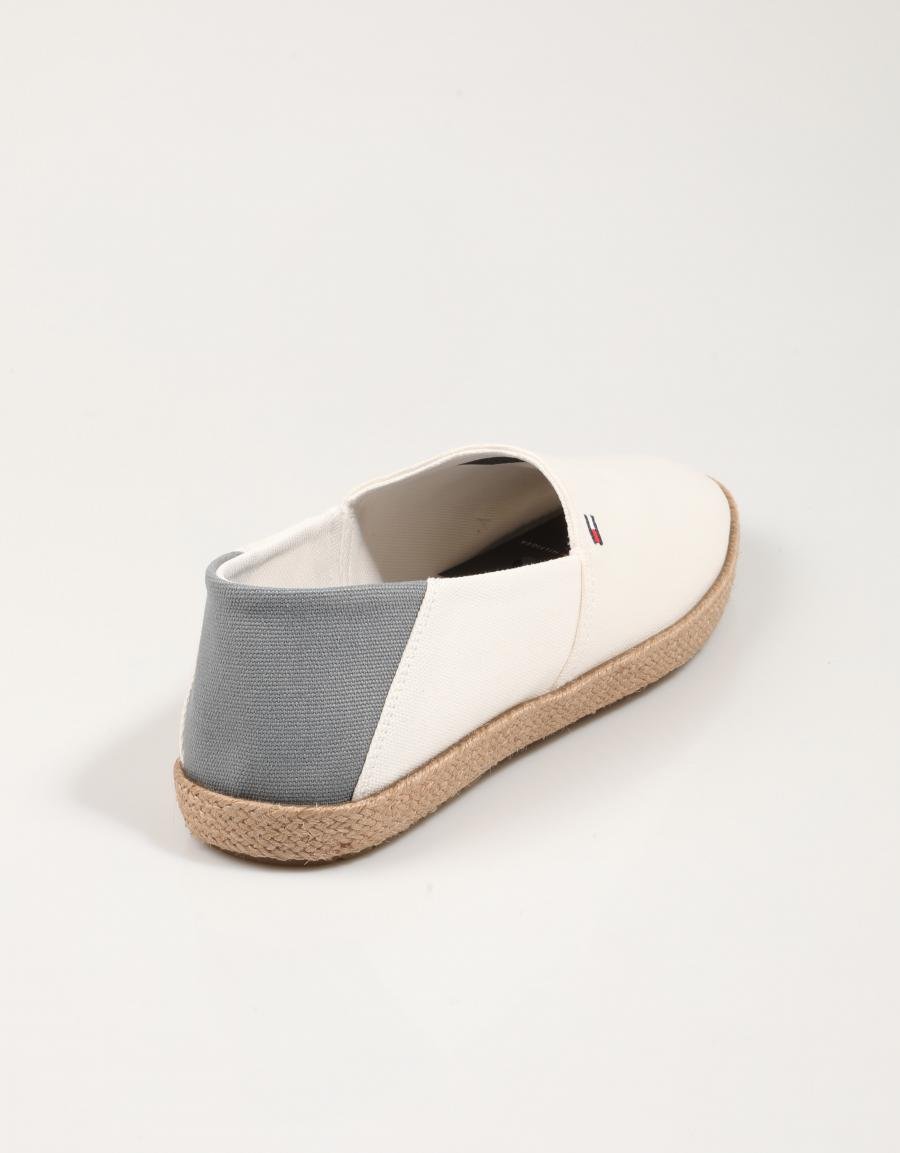 ESPARDEÑAS TOMMY HILFIGER JOE HILFIGER ESPADRILLE CORE TEX en color Blanco