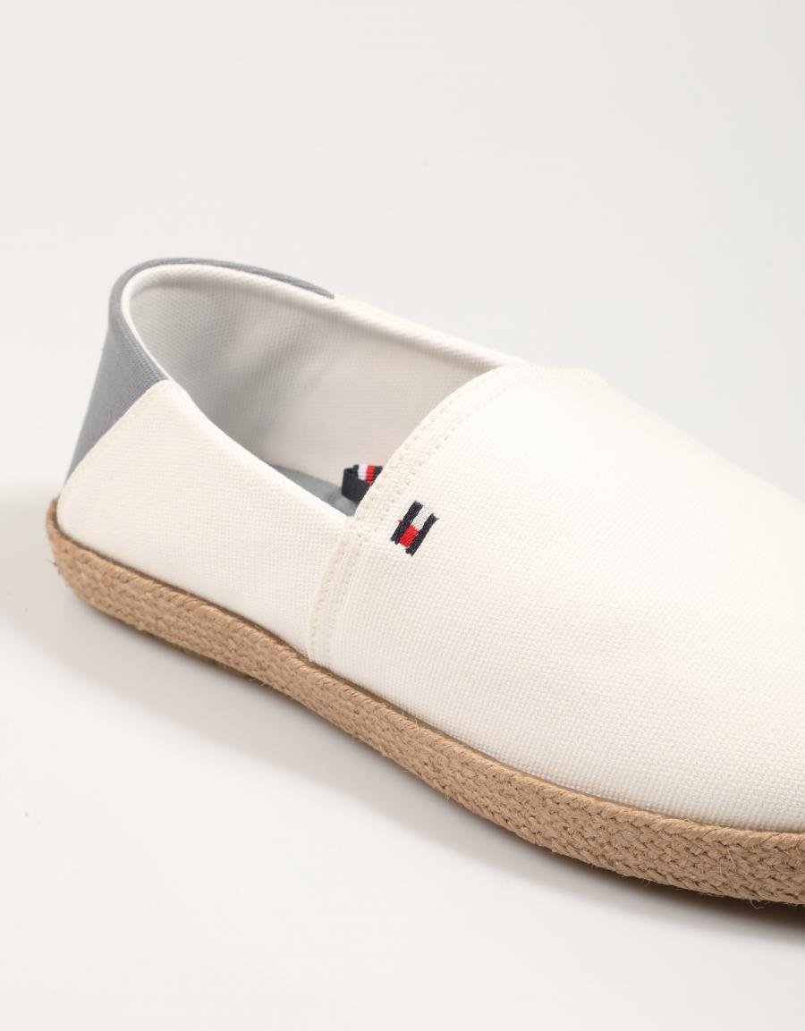 ESPARDEÑAS TOMMY HILFIGER JOE HILFIGER ESPADRILLE CORE TEX en color Blanco