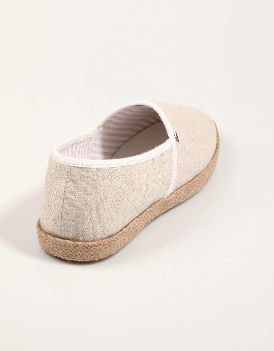 ESPARDEÑAS TOMMY HILFIGER JOE HILFIGER CHAMBRAY ESPADRILLE en color Beige