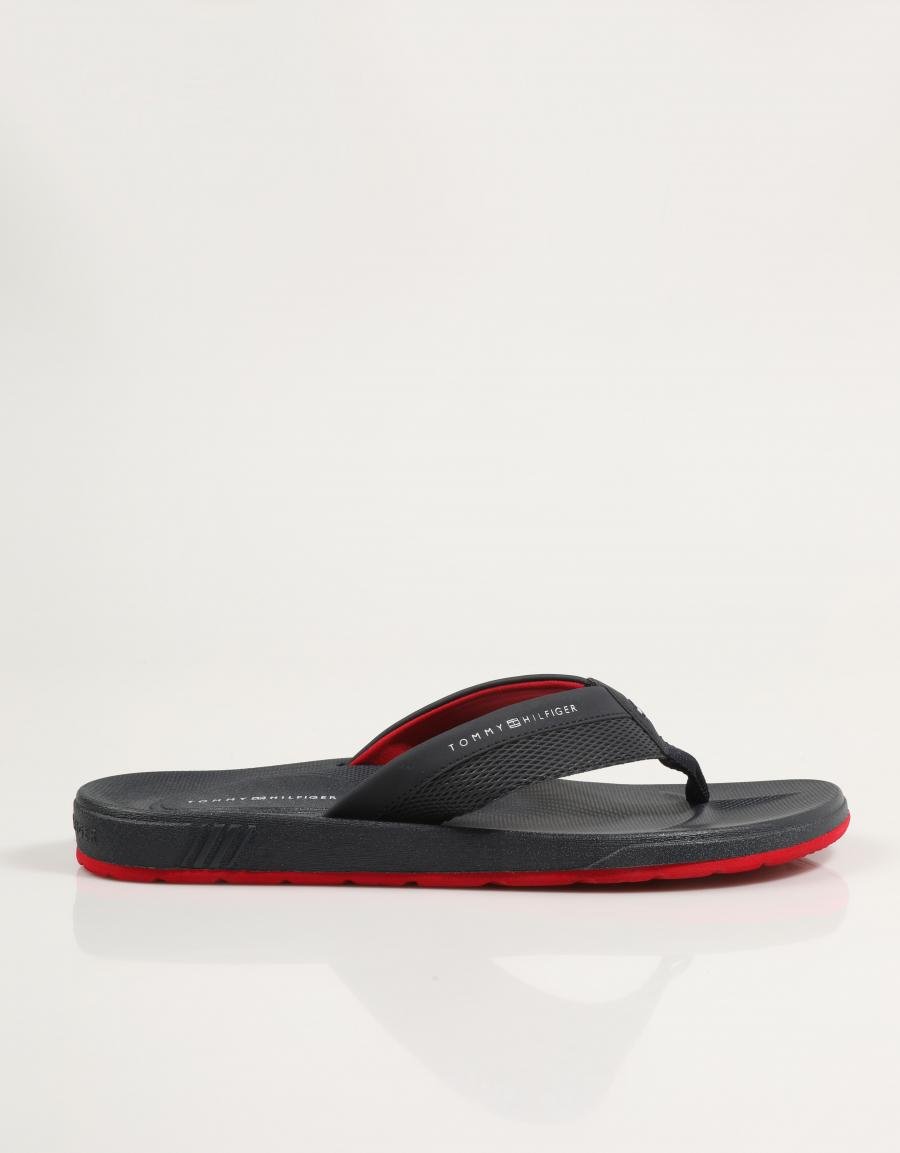 Tommy Hilfiger Softer Molded Hilfiger Beach San in Navy Blue