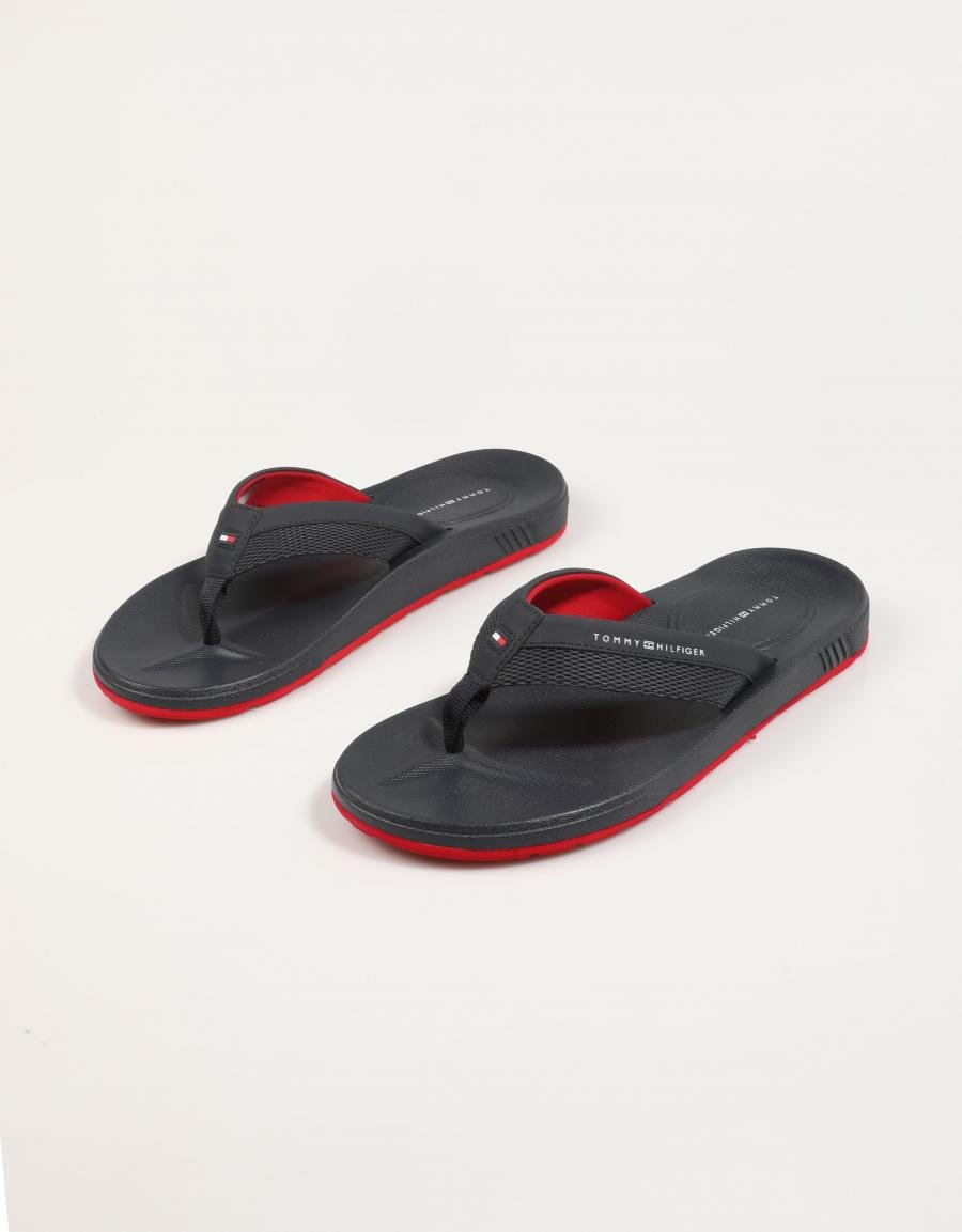 Tommy Hilfiger Softer Molded Hilfiger Beach San in Navy Blue