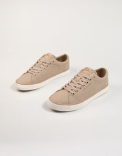 ZAPATILLAS TOMMY HILFIGER TH HI VULC LOW CORE CANVAS en color Beige