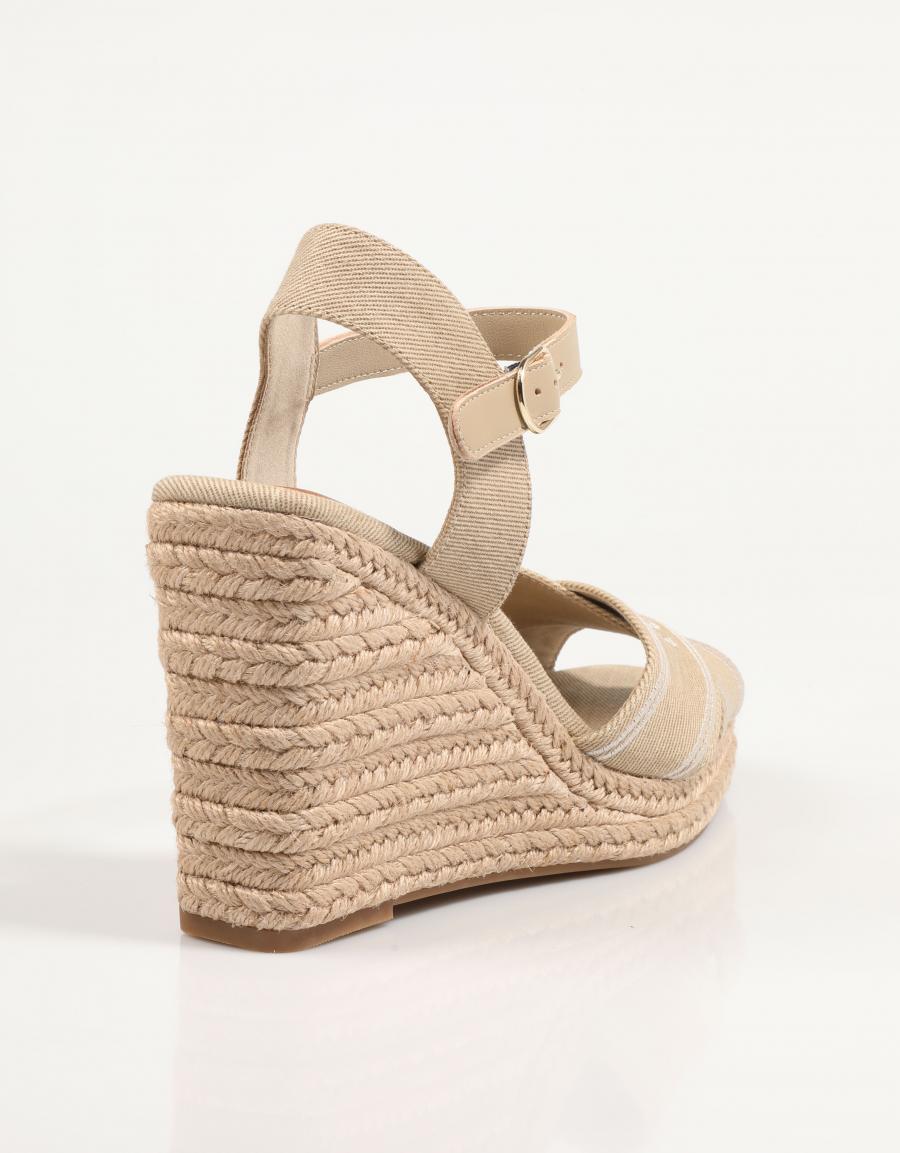 SANDALIAS TOMMY HILFIGER FRANCESCA  ESPAD H en color Beige