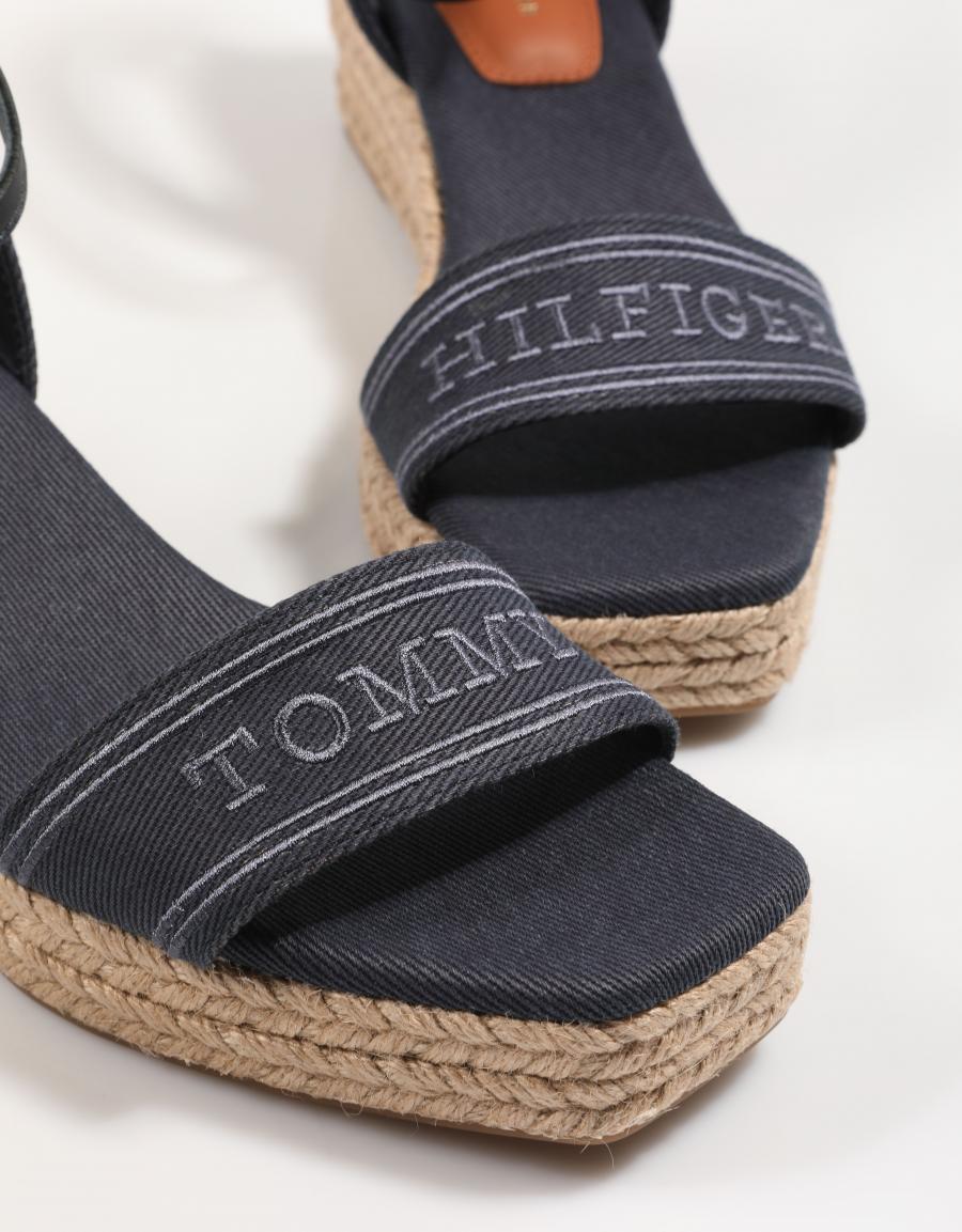 SANDALIAS TOMMY HILFIGER FLAVIA  ESPAD MID en color Azul marino